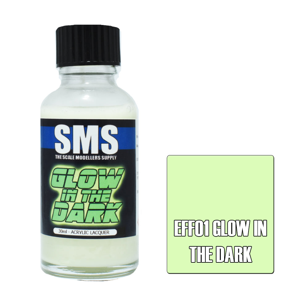 SMS Acrylic Lacquer Effects Glow in the Dark 30ml