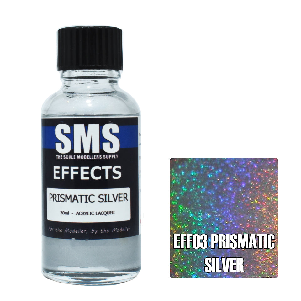 SMS Acrylic Lacquer Effects Prismatic Silver 30ml