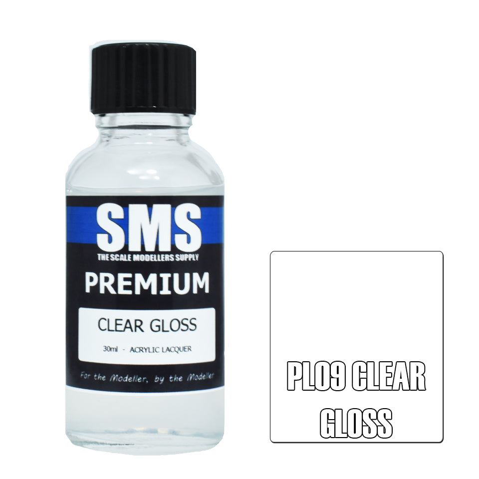 SMS Acrylic Lacquer Premium Clear Gloss 30ml