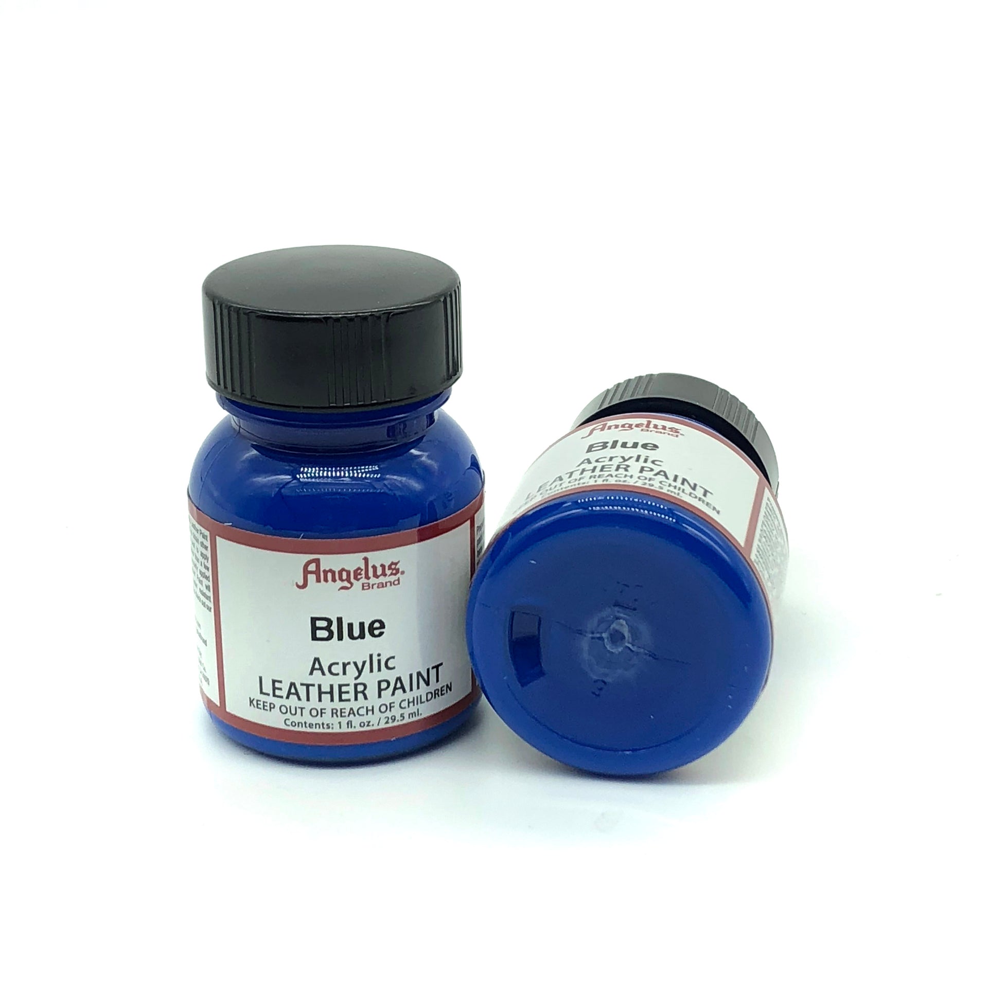Angelus Pearlescent Acrylic Leather Paint 1oz Pacific Blue