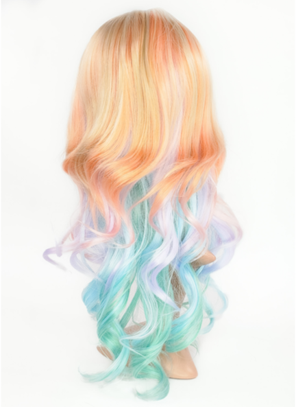 Halsted Classic | Heat Styleable Synthetic Medium Curly Opal Wig