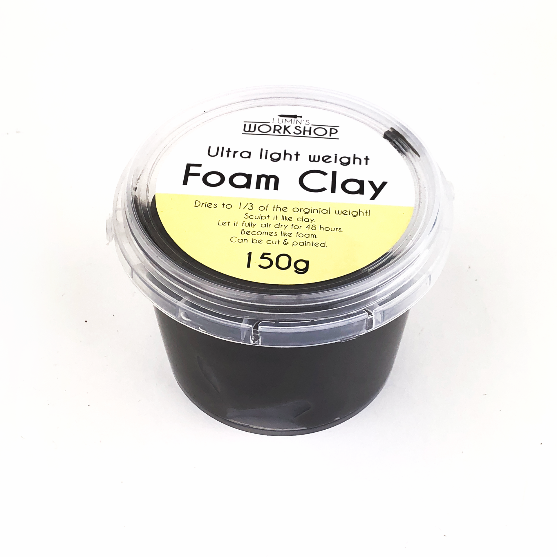 The Foamory The Foamory Black Magic Foam Clay – Black 900g